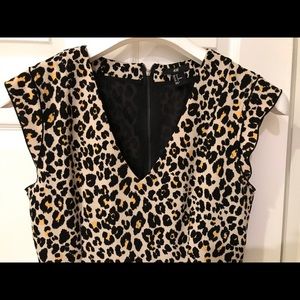 H&M animal print dress!